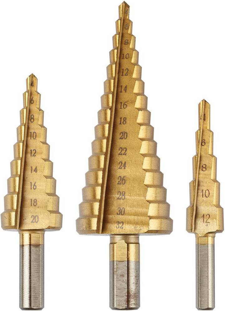 Набір свердел GRAPHITE TiN, 4x12/20/32 мм 3 шт. (54T300) - Фото 1