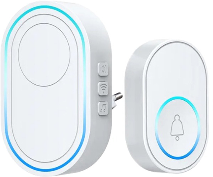 Беспроводной дверной звонок Tuya DB11 с WIFI с сигнализацией - Фото 1