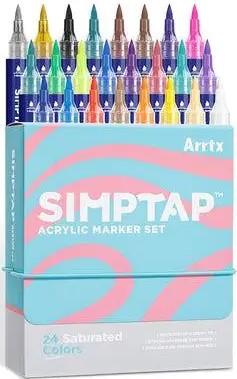 Набор маркеров Arrtx Simptap AACM-0724B 24 цв. (LC303694) - Фото 1