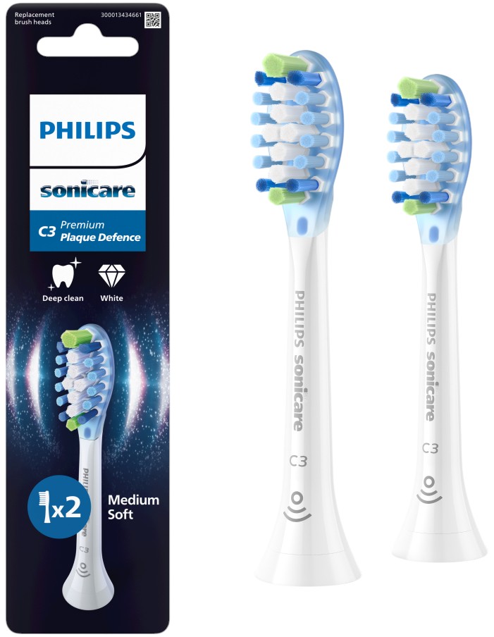 Насадка для зубной щетки Philips Sonicare HX9042/87 C3 Premium Plaque Defence - Фото 1