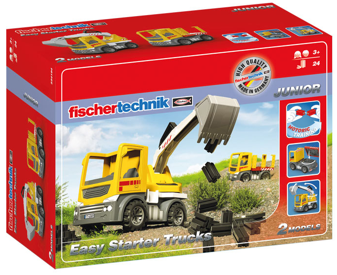 Пластиковий конструктор Fischertechnik JUNIOR Easy Starter Вантажівки (FT-554194) - Фото 1