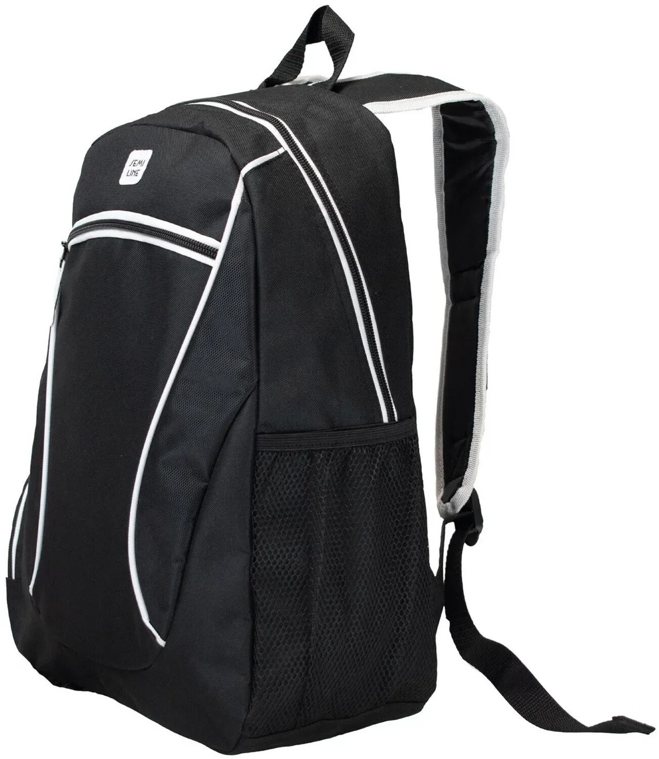 Купить Рюкзак городской Semi Line 18 Black/White Elements (J4917-1) - Фото 1 Рюкзак городской Semi Line 18 Black/White Elements (J4917-1) - Фото 1