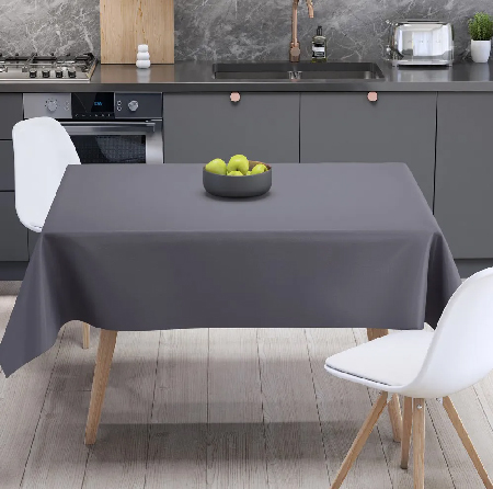Скатерть прямоугольная ТЕП Aquastop 150х200 см Dark Grey (С-04189_29832) - Фото 1