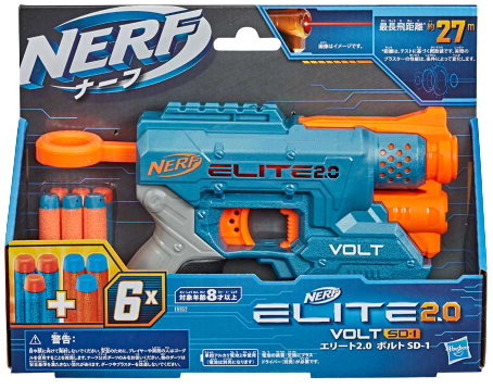 Бластер однозарядный Hasbro Nerf Elite 2.0 Вольт (E9952) - Фото 1