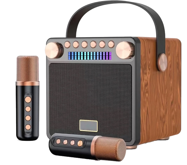 Портативна акустика Magic Karaoke YS-601 Wood - Фото 1