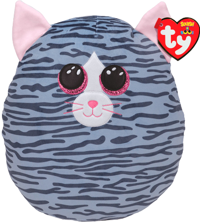 Мягкая игрушка подушка TY SQUISH-A-BOOS Котенок "KIKI" 40 см, ( 39190) - Фото 1