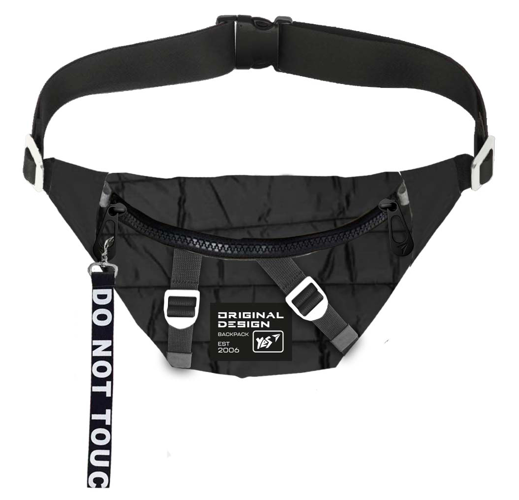 Поясная сумка YES SP-30 YES DSGN. Black (559525) - Фото 1