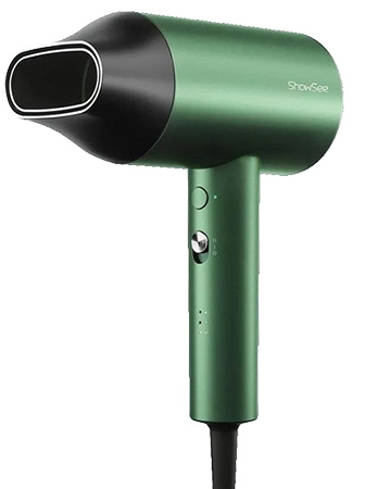 Купити Фен Xiaomi ShowSee Electric Hair Dryer Green (SHWS-A5G-EU) - Фото 1 Фен Xiaomi ShowSee Electric Hair Dryer Green (SHWS-A5G-EU) - Фото 1