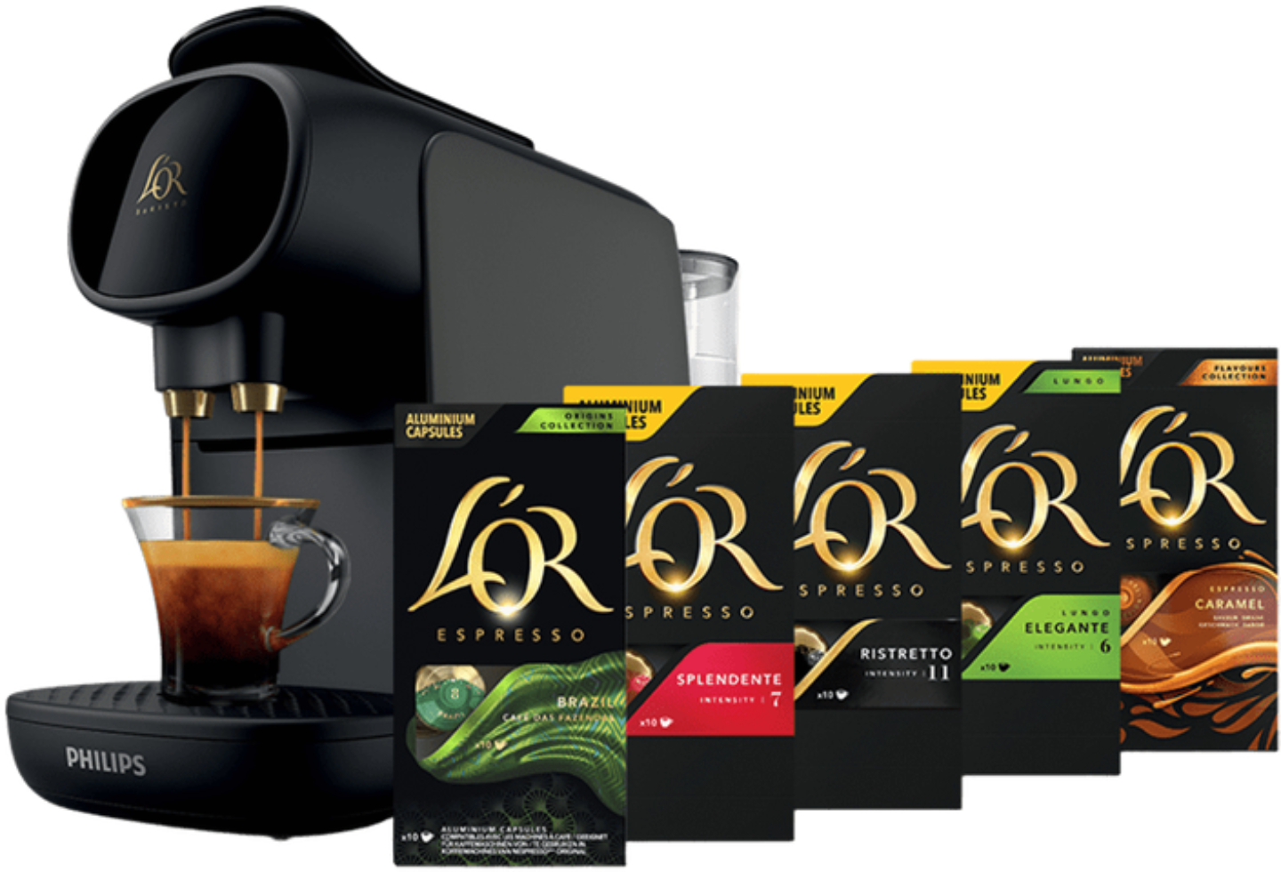 Кофеварка капсульная Philips L'OR BARISTA Sublime (LM9012/60) + дегустационный сет кофе в капсулах L'OR (50 капсул) (8711000683965) - Фото 1