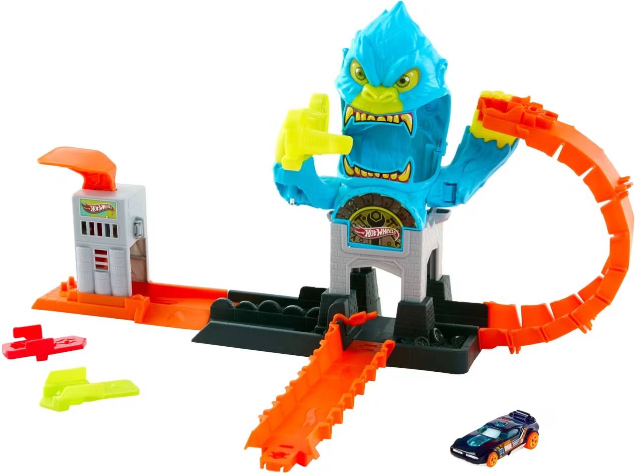 Игровой набор Hot Wheels Атака лютой гориллы (JHL92) - Фото 1