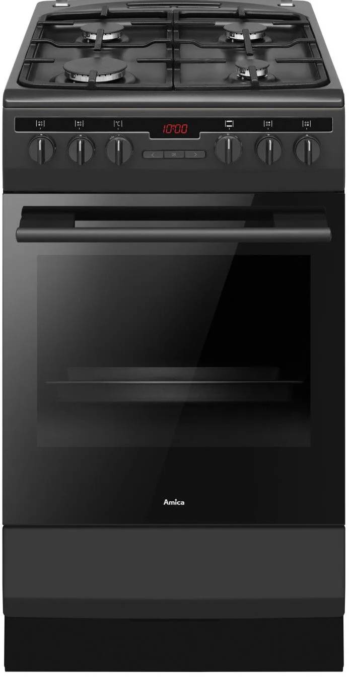 Плита газовая Amica 57GED2.33HZPTAA(Bm) - Фото 1