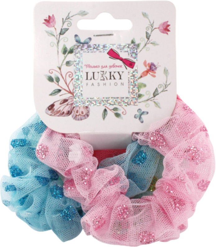 Купити Набір для волосся Lukky Набір дитячих резинок з блискітками 4 шт. (T18585) - Фото 1 Набір для волосся Lukky Набір дитячих резинок з блискітками 4 шт. (T18585) - Фото 1