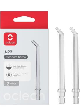 Насадка для іригатора Oclean Nozzle Standard N22 для W10 Lite 2 шт. (6970810557565) - Фото 1
