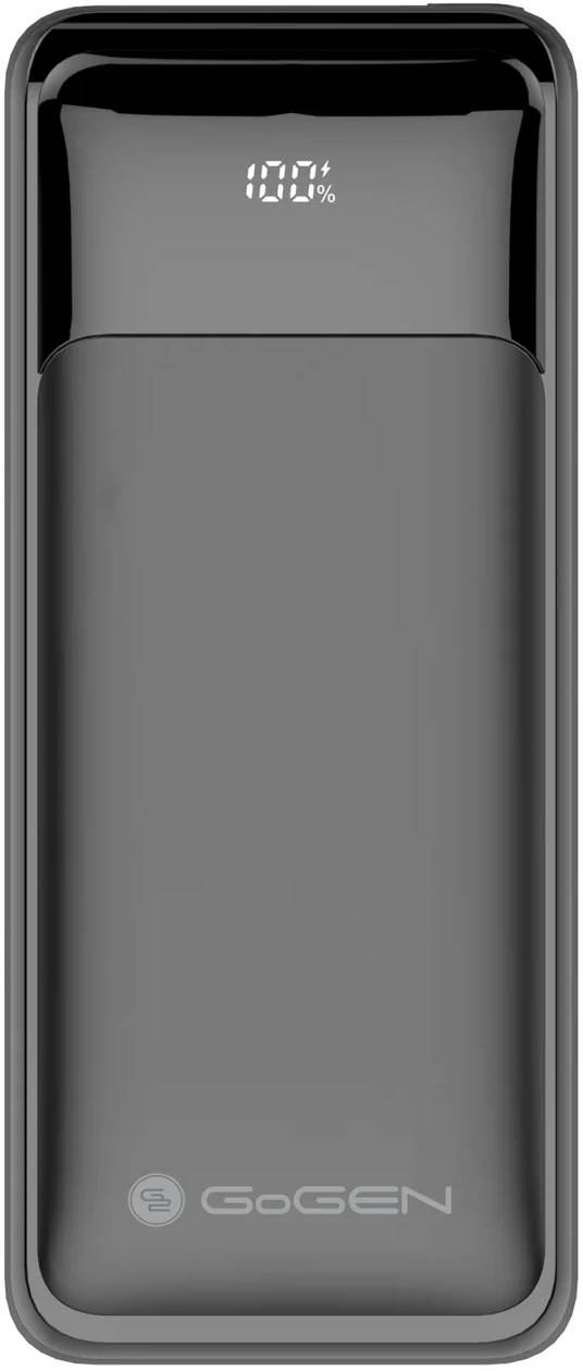 Батарея мобільна Gogen 30000 mAh PD 65W QC 22.5W (GOGPB300002B) - Фото 1