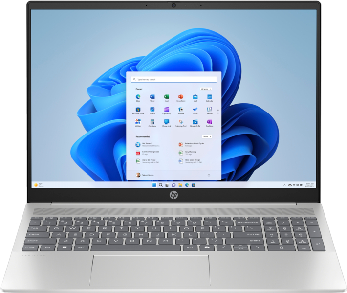 Ноутбук HP Pavilion Laptop 16-ag0002ua (B9PG4EA) Natural Silver - Фото 1