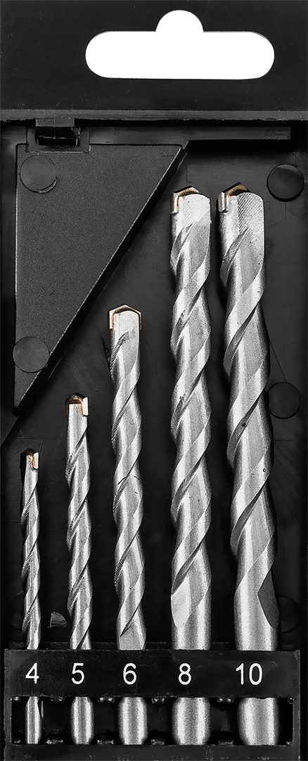 Купить Набор сверл GRAPHITE 4-10 мм 5 шт. (56T215) - Фото 1 Набор сверл GRAPHITE 4-10 мм 5 шт. (56T215) - Фото 1