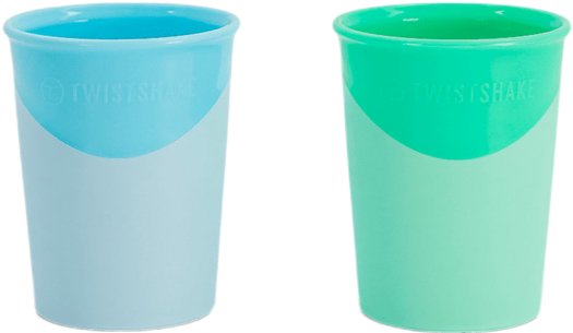 Чашка Twistshake 170 мл 2 шт. 6+ мес Pastel Blue Green (78115) - Фото 1