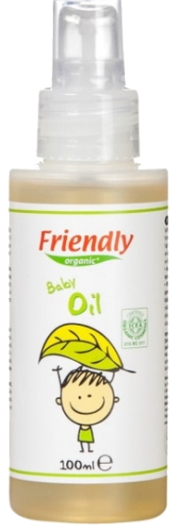 Масло для тіла дитяче Friendly organic масажне 100 мл (FR0966) - Фото 1