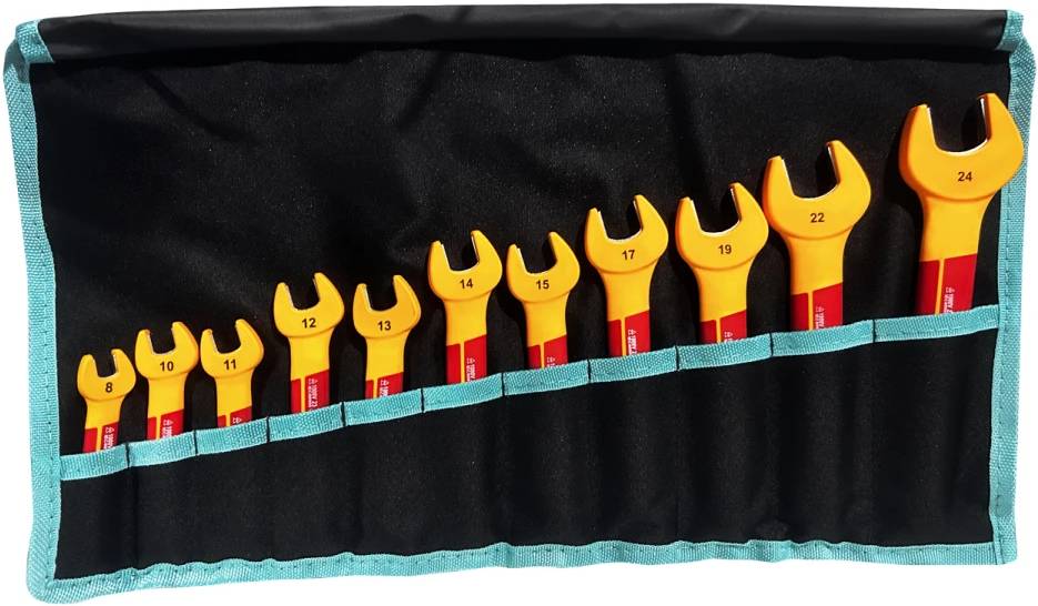 Набор ключей Whirlpower 11 шт. диэлектрических в чехле (V241-0111) - Фото 1