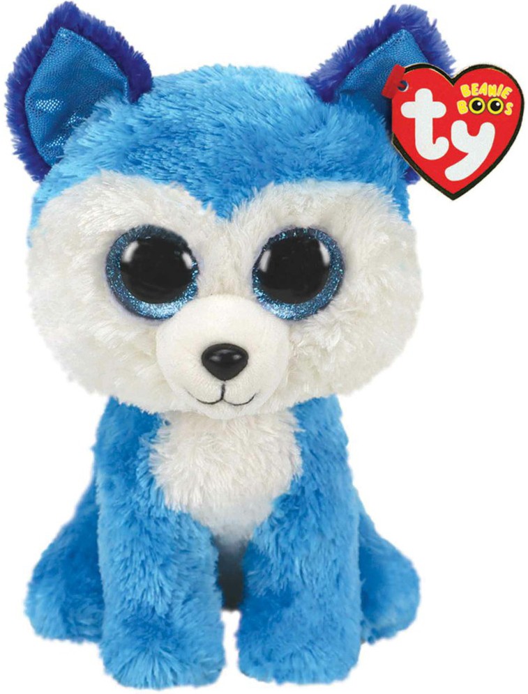 Мягкая игрушка глазастик TY Beanie Boo's Голубой хаски "PRINCE" 25см (36474) - Фото 1