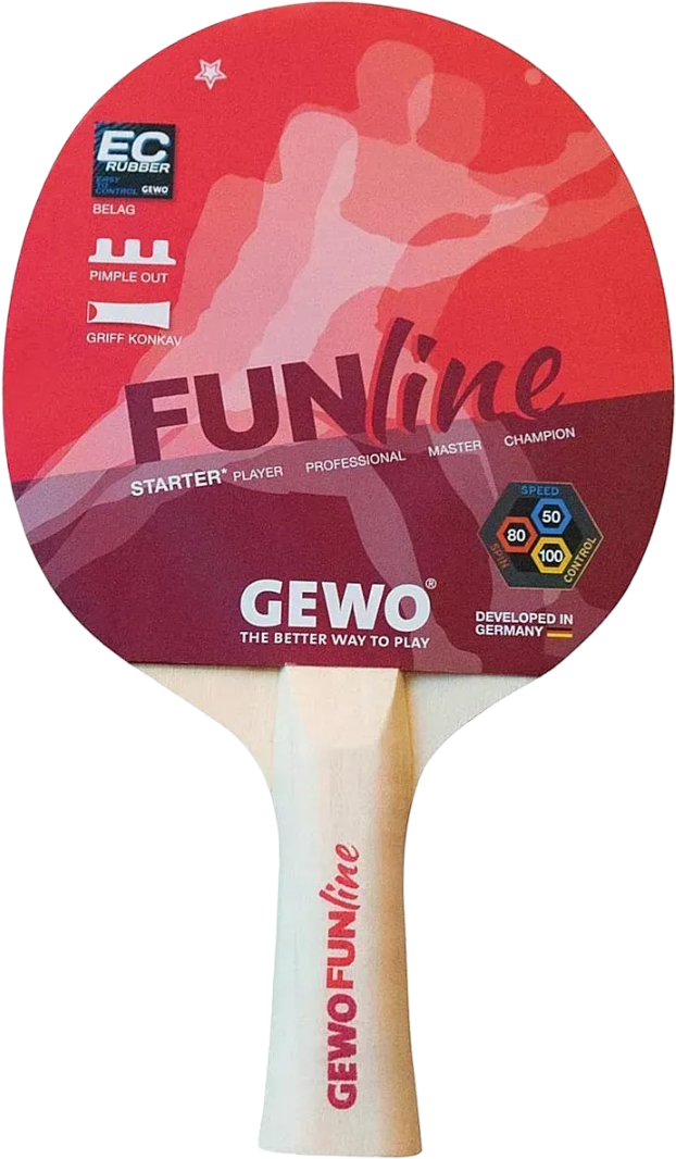 Ракетка для настільного тенісу Gewo Bat Fun-Starter FL (96990000) - Фото 1