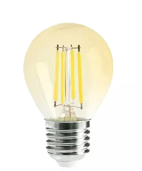 Лампочка светодиодная SiriusStar Filament gold 5406 8W (G45-4200K-E27) - Фото 1