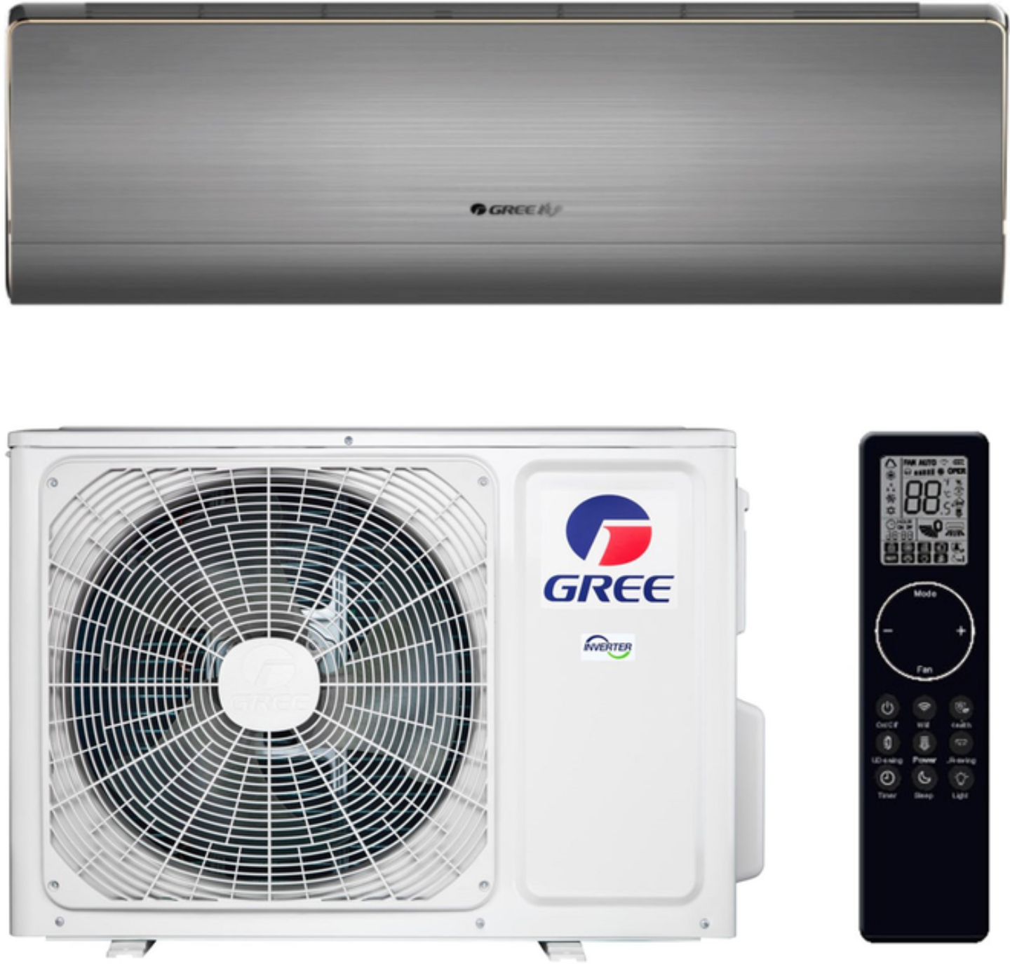 Купити Кондиціонер спліт GREE GWH09BBCXD-K6DNA1A/I/GWH09BBCXD-K6DNA1A/O - Фото 1 Кондиціонер спліт GREE GWH09BBCXD-K6DNA1A/I/GWH09BBCXD-K6DNA1A/O - Фото 1