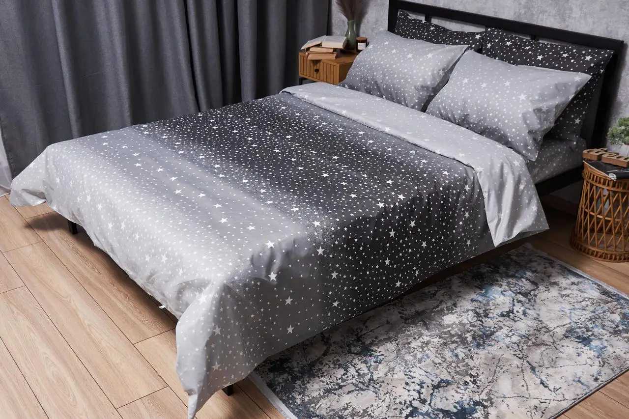 Пододеяльник полуторный Moon&Star Premium Starry Night 143x210 см (MS-870000555) - Фото 1