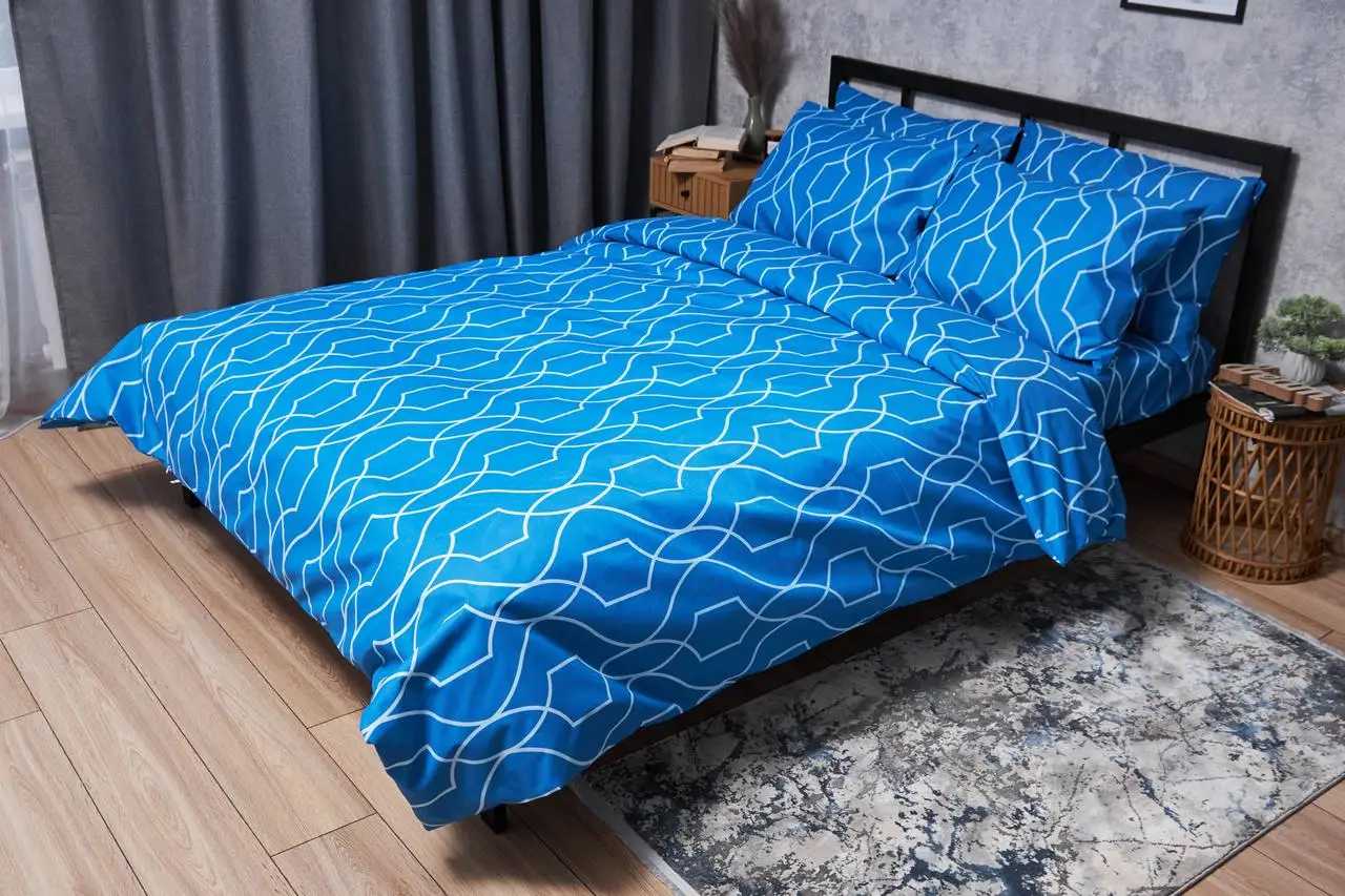 Пододеяльник полуторный евро Moon&Star Premium Ocean Breeze 160x220 см (MS-870000561) - Фото 1