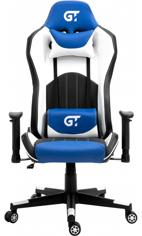 Кресло для геймеров GT Racer X-5813 Black/Blue/White - Фото 1