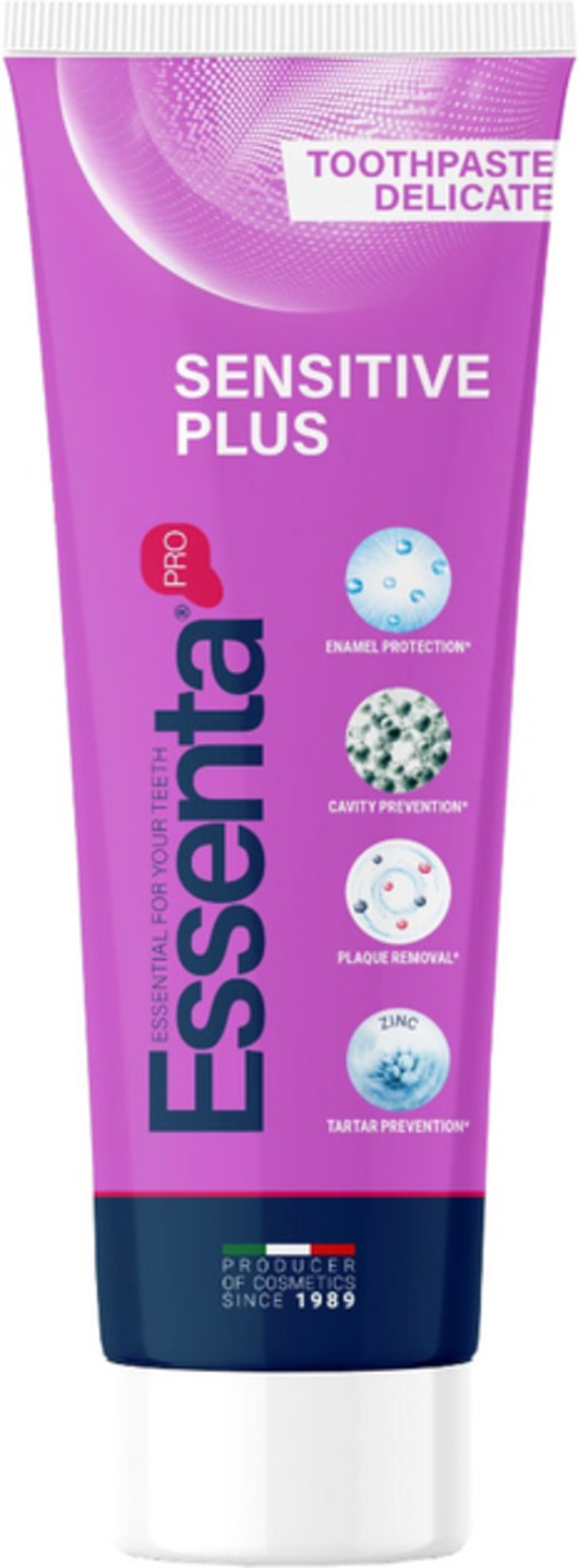 Зубная паста Essenta Pro Sensitive Plus 75 мл (8031447500084) - Фото 1