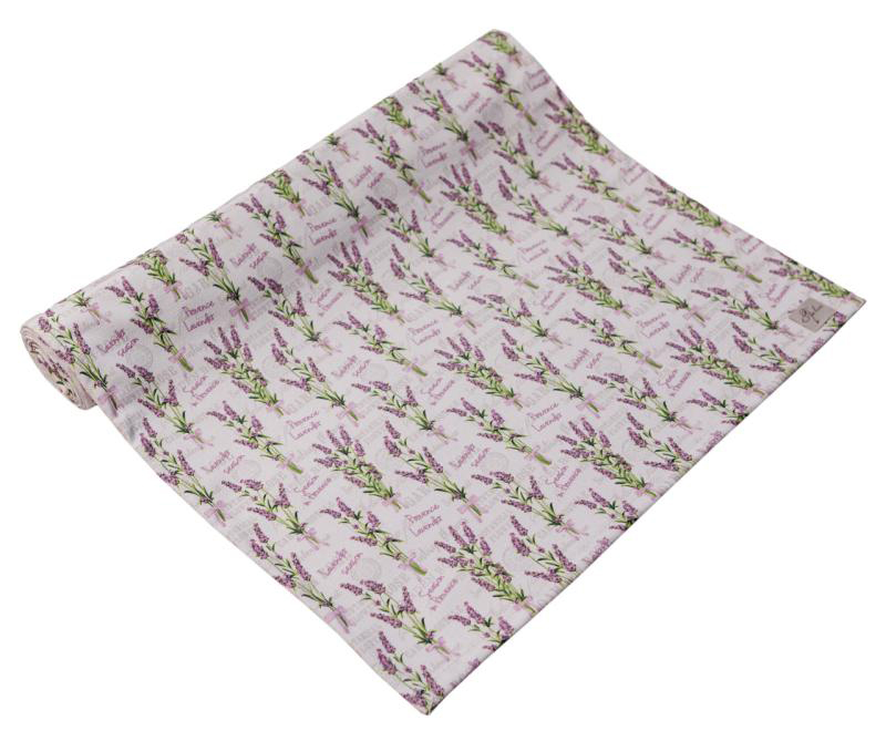 Купити Скатертина раннер Прованс Суцвіття лаванди 40х140 см (042358) - Фото 1 Скатертина раннер Прованс Суцвіття лаванди 40х140 см (042358) - Фото 1