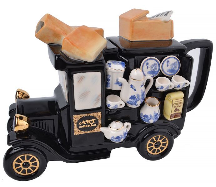 Чайник заварювальний Lefard Ретромобіль 18 см (59-329) - Фото 1