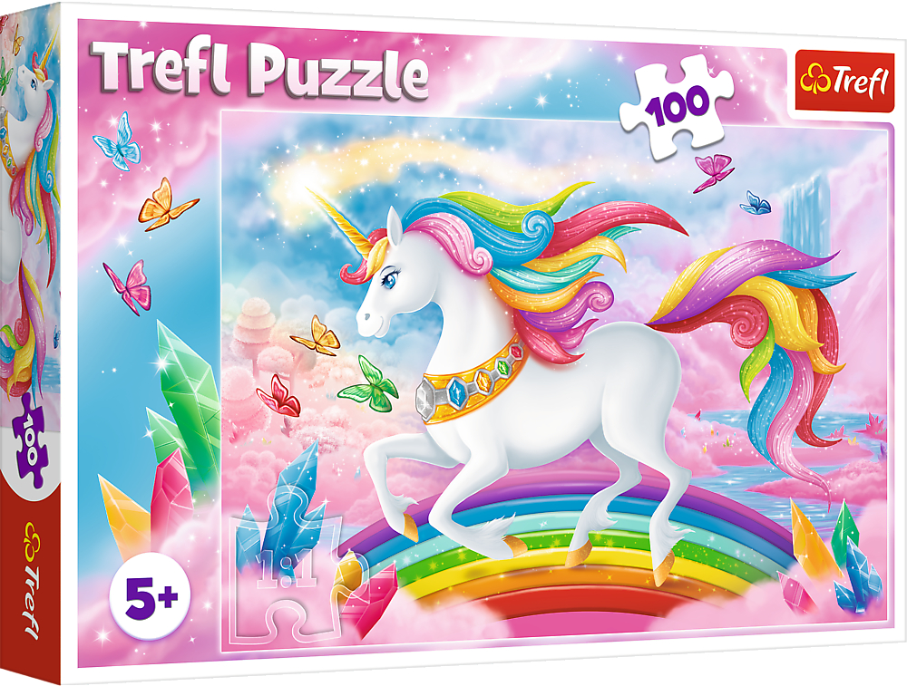 Купити Пазли (5-7 років) Trefl Кришталевий світ єдинорогів 100 ел. (63643) - Фото 1 Пазли (5-7 років) Trefl Кришталевий світ єдинорогів 100 ел. (63643) - Фото 1