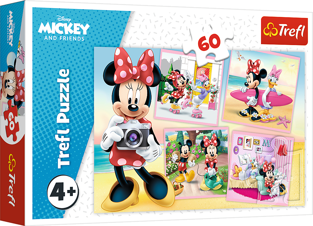 Купити Пазли (3-4 роки) Trefl Mickey&friends Мила Мінні 60 ел. (73604) - Фото 1 Пазли (3-4 роки) Trefl Mickey&friends Мила Мінні 60 ел. (73604) - Фото 1