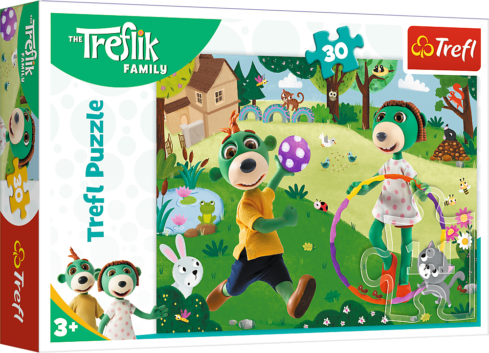 Купити Пазли (3-4 роки) Trefl Treflik Активний день 30 ел. (82873) - Фото 1 Пазли (3-4 роки) Trefl Treflik Активний день 30 ел. (82873) - Фото 1