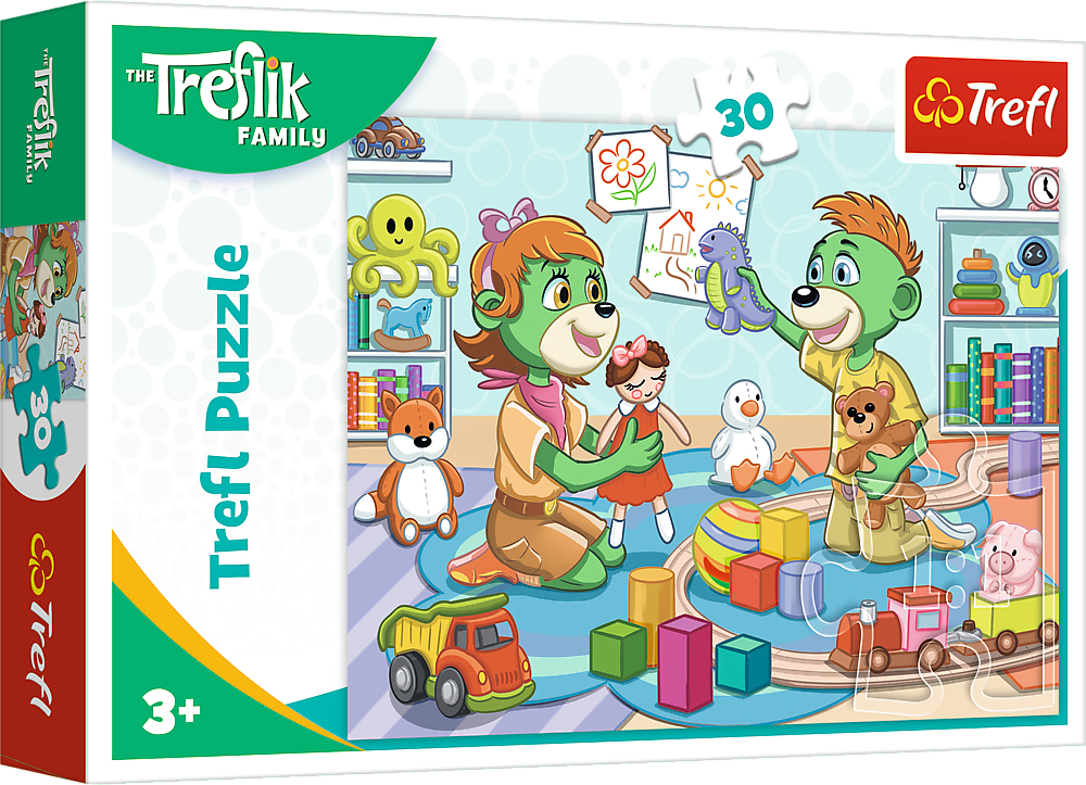 Купити Пазли (3-4 роки) Trefl Treflik Щаслива родина 30 ел. (83030) - Фото 1 Пазли (3-4 роки) Trefl Treflik Щаслива родина 30 ел. (83030) - Фото 1