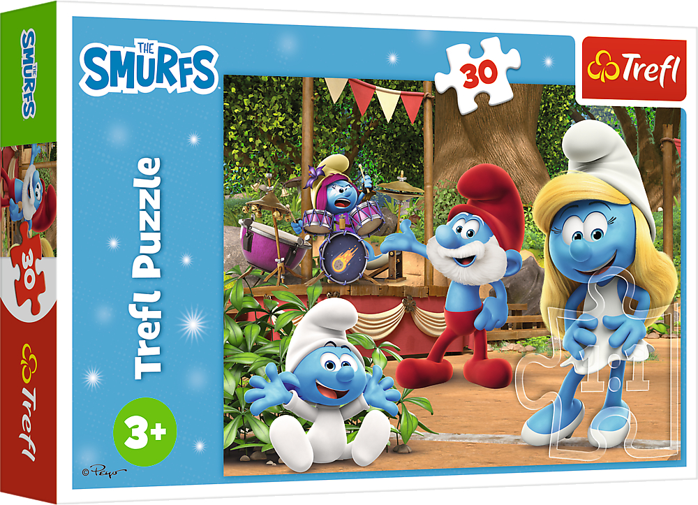 Купити Пазли (3-4 роки) Trefl The Smurfs Смурфет і Смурфики 30 ел. (83122) - Фото 1 Пазли (3-4 роки) Trefl The Smurfs Смурфет і Смурфики 30 ел. (83122) - Фото 1