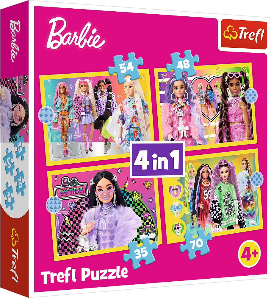 Купить Пазлы (3-4 года) Trefl Barbie Веселый мир Барби (46268) - Фото 1 Пазлы (3-4 года) Trefl Barbie Веселый мир Барби (46268) - Фото 1