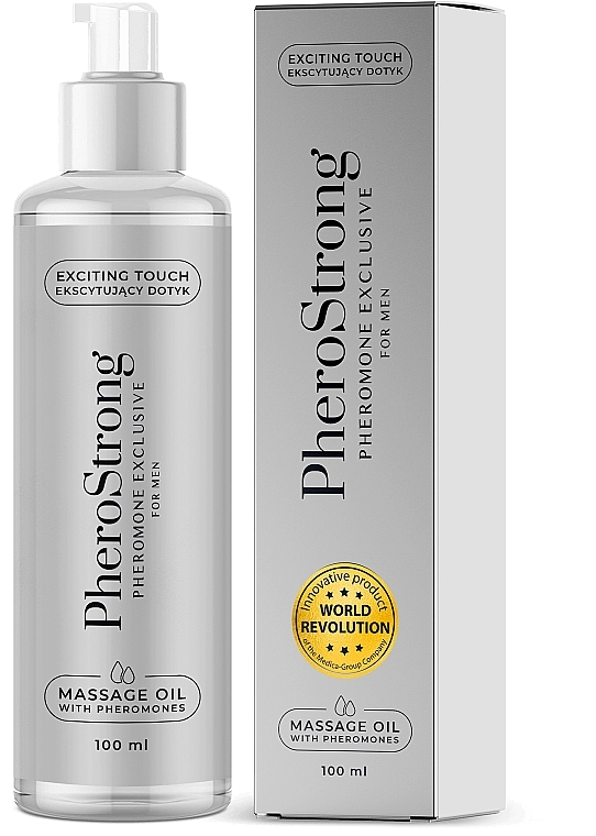 Масло для массажа PheroStrong Exclusive For Men 100 мл (5905669259385) - Фото 1