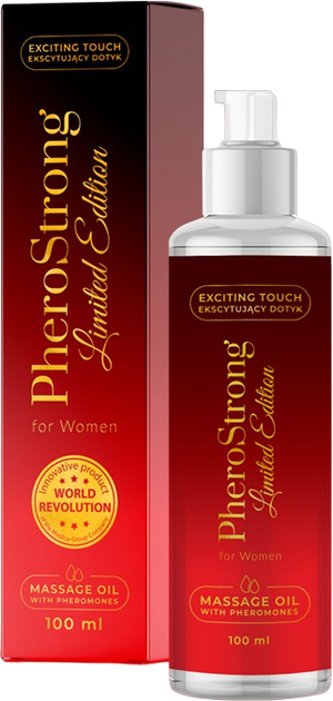 Масло для массажа PheroStrong Limited Edition For Women 100 мл (5905669259507) - Фото 1