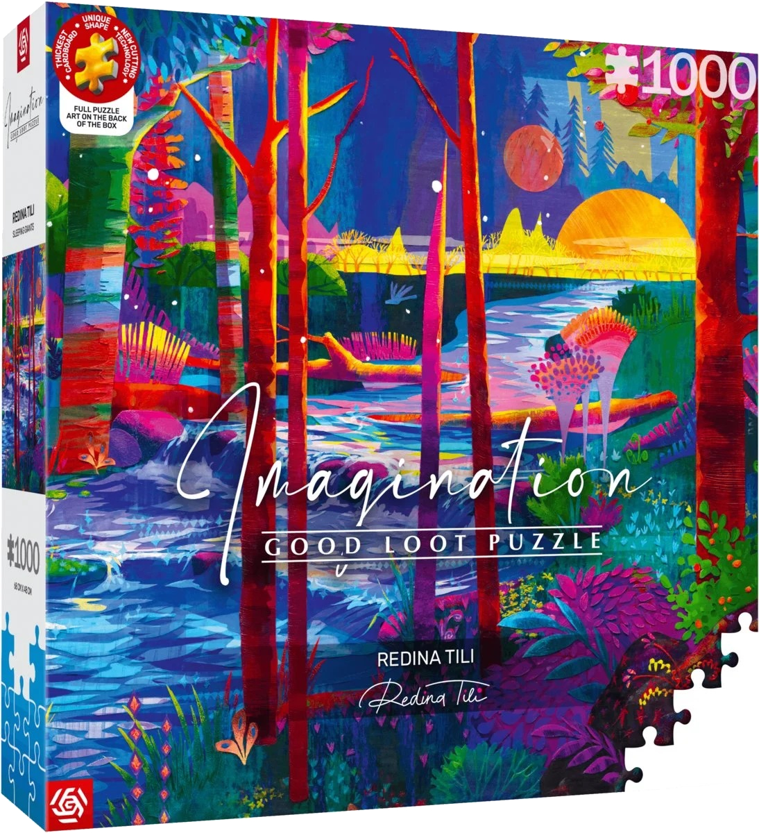 Пазли картонні (8 +) Good Loot Imagination: Redina Tili Sleeping Giants 1000 ел. (5908305249672) - Фото 1