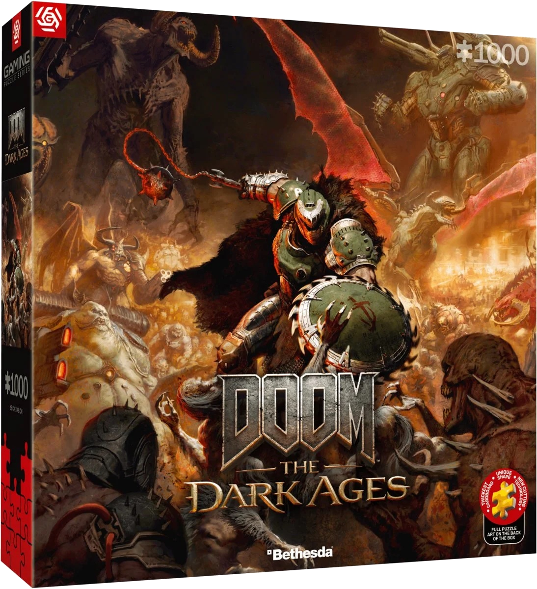 Пазли картонні (8 +) Good Loot Doom Dark Ages Slayer`s Rage 1000 ел. (5908305249771) - Фото 1