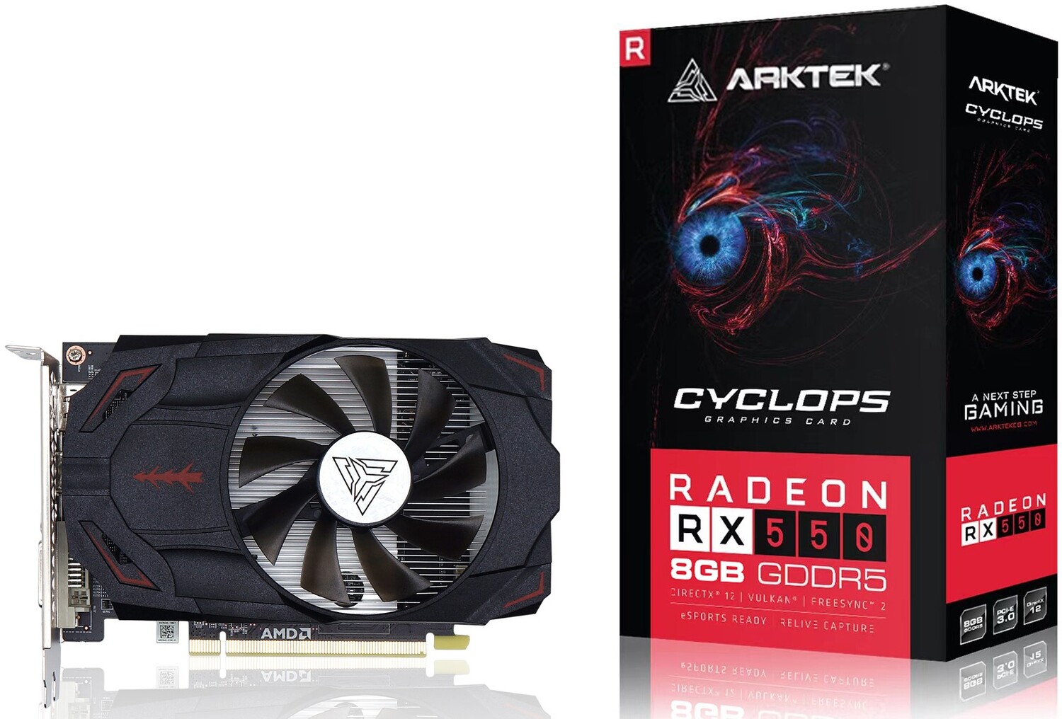 Відеокарта Arktek RX 550 8GB GDDR5 (AKR550D5S8GH1)