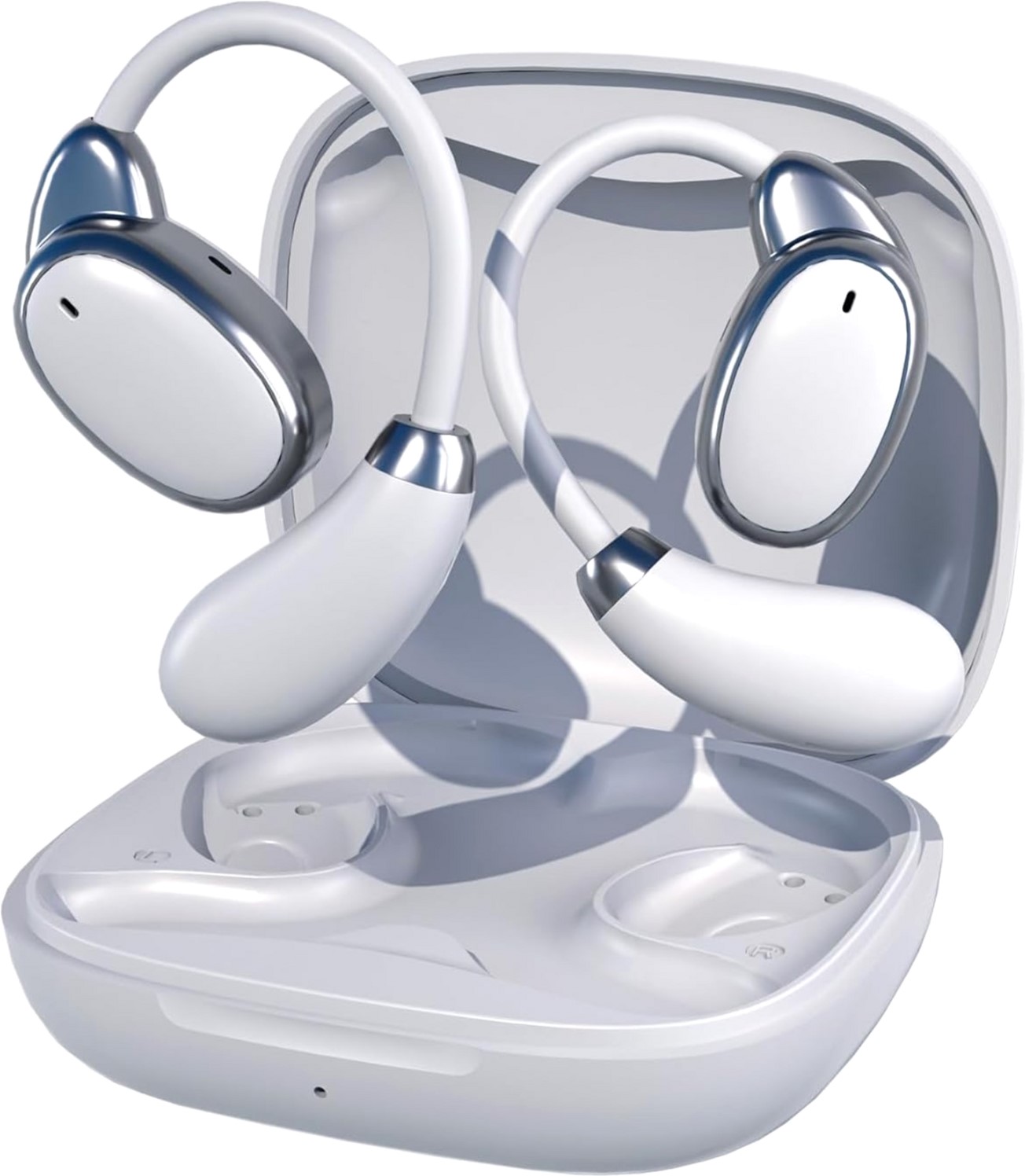 Наушники вкладыши беспроводные TWS INSPIRE VTrans-18 White - Фото 1