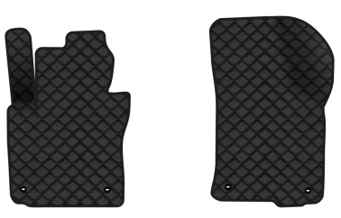 Коврики из экокожи в салон авто передние EVAtech для Octavia A5 (MT, 8 clips) Skoda 2004-2013 2 поколение Combi EU (SK12158A2TL4BBB) - Фото 1