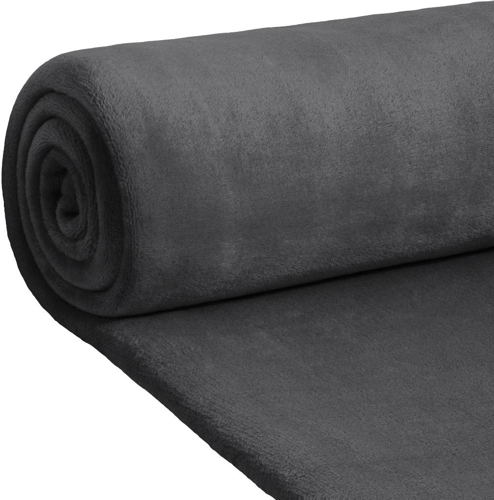 Плед двоспальний Lelit 180х200 темно-сірий (1203045) - Фото 1