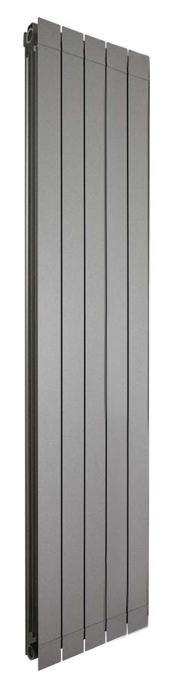 Радиатор отопления Nova Florida Ledro S/90 2000 мм GRAPHITE 3R 5 секции (81GLE3R405) - Фото 1