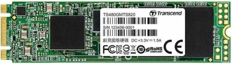 SSD-накопитель внутренний Transcend 2280 480GB (TS480GMTS820S) - Фото 1