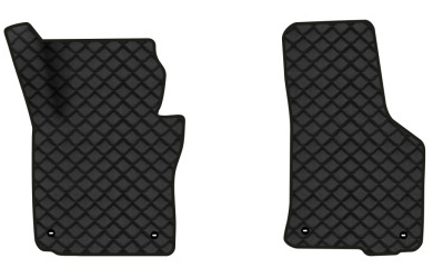 Килимки з екошкіри в салон авто передні EVAtech для Octavia A5 (AT, 4 clips) Skoda 2004-2013 2 покоління Liftback EU (SK12165AE2TL4BBB) - Фото 1